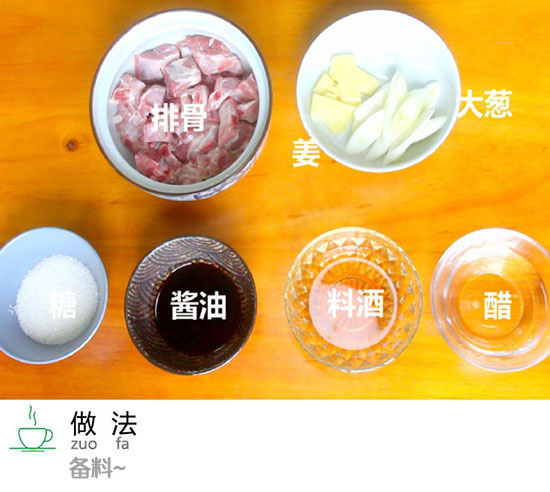 肉质酥烂味道酸甜的糖醋排骨做法