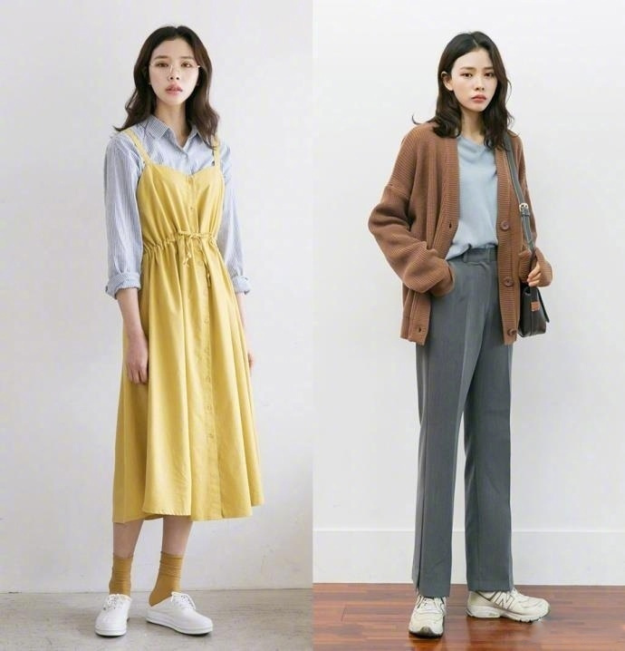 高个子女生的基础款穿搭参考简约就很美