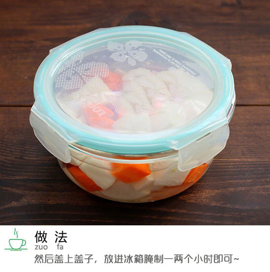 下饭菜四川泡菜改良版酸甜腌萝卜的做法