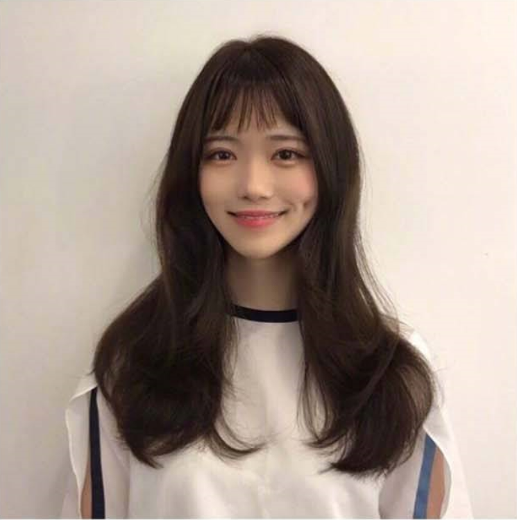 可爱又精致的居家女孩中长发发型参考