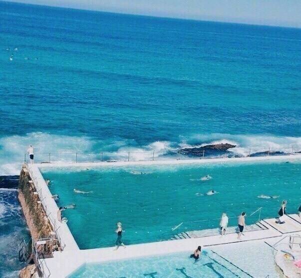 蓝色大海的风景图片
