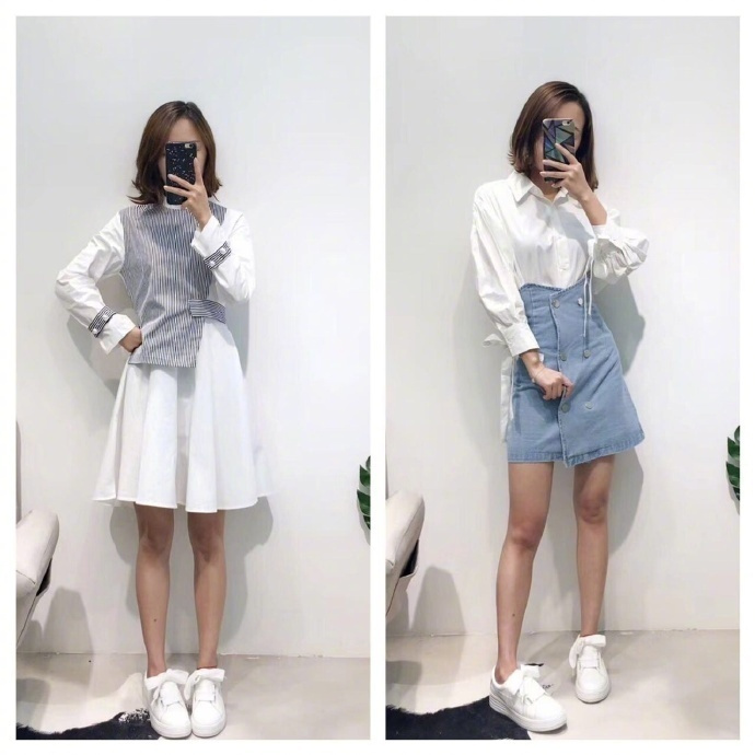 小个子女生的简约又有活力的穿搭参考