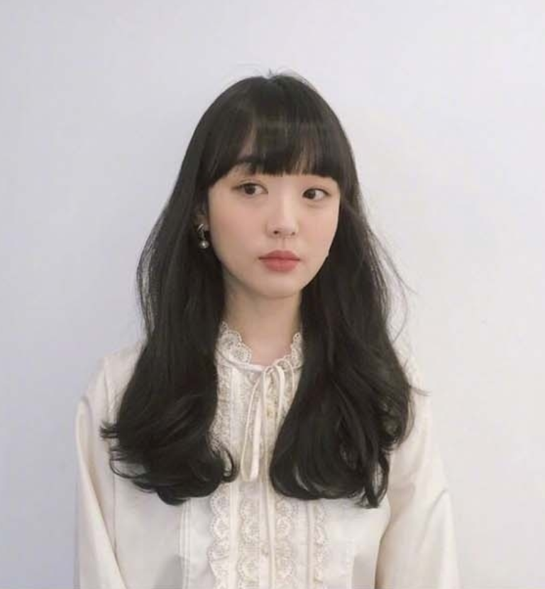 黑色长卷发美女发型图片合集
