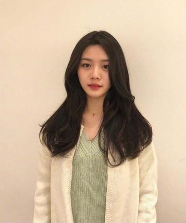 黑色长卷发美女发型图片合集