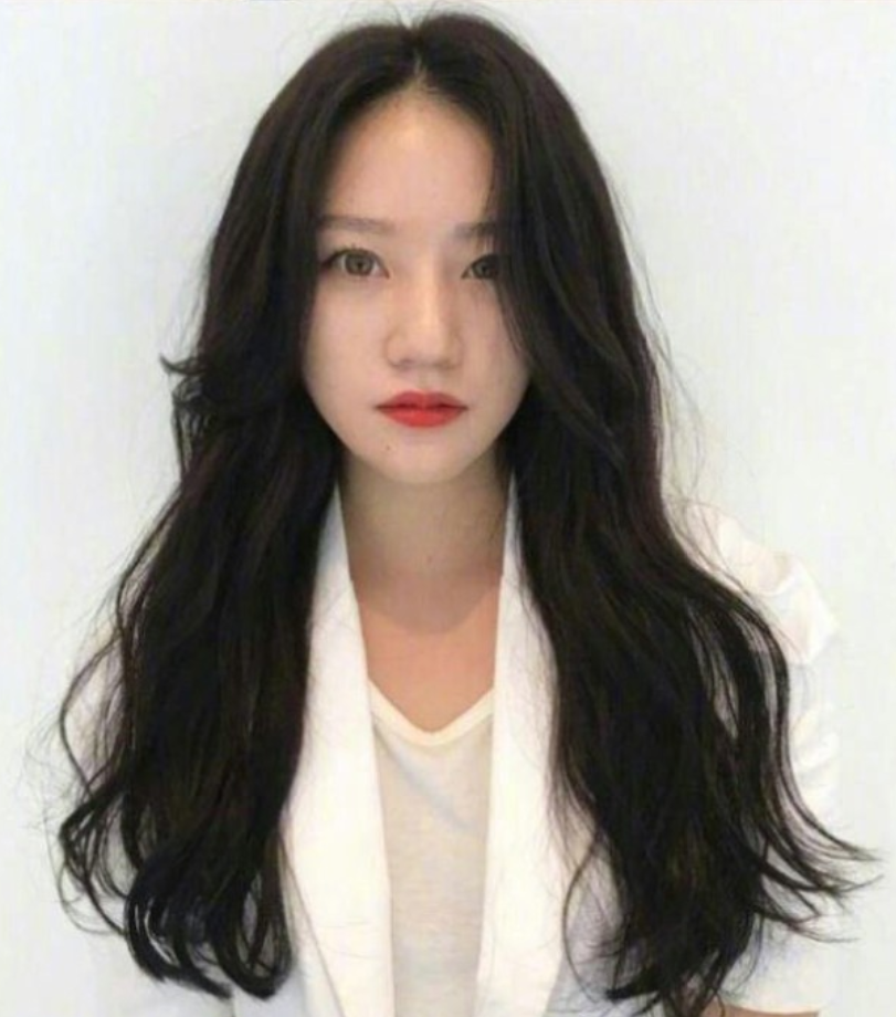 黑色长卷发美女发型图片合集