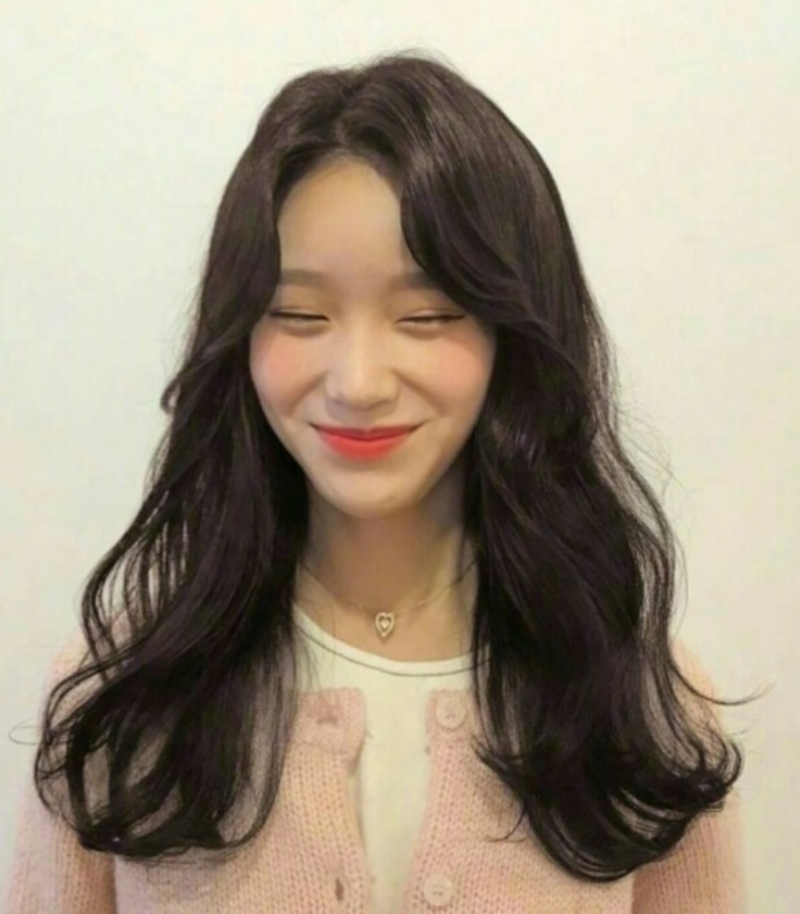 黑色长卷发美女发型图片合集