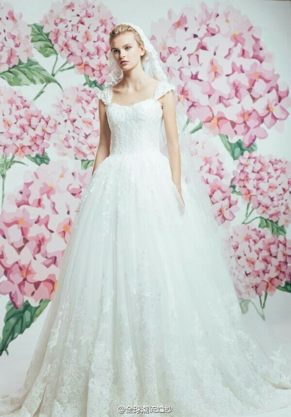 Georges Hobeika2017系列甜美清新的婚纱图片