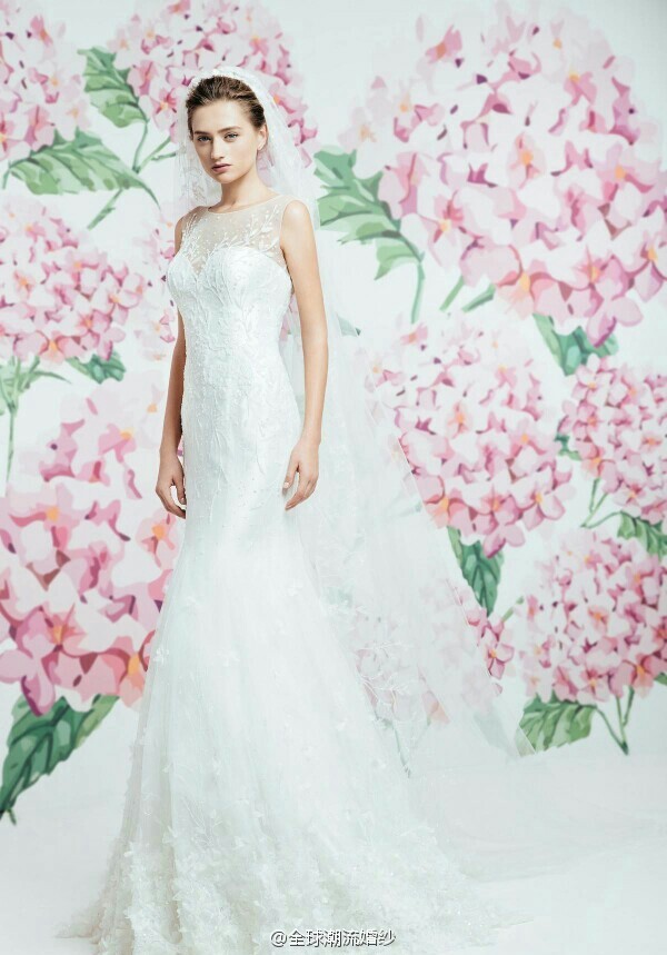 Georges Hobeika2017系列甜美清新的婚纱图片