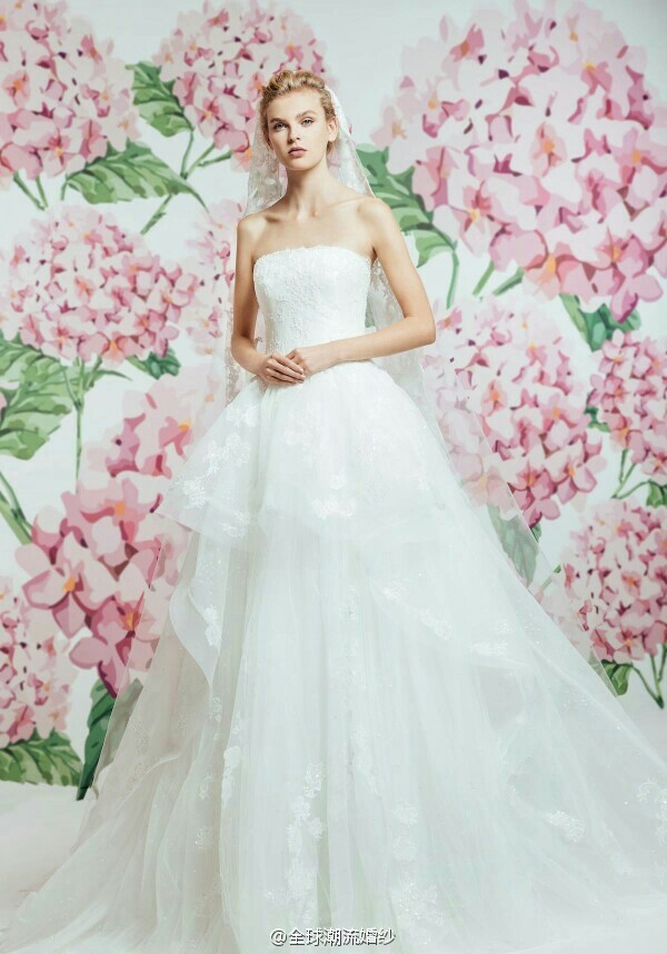 Georges Hobeika2017系列甜美清新的婚纱图片