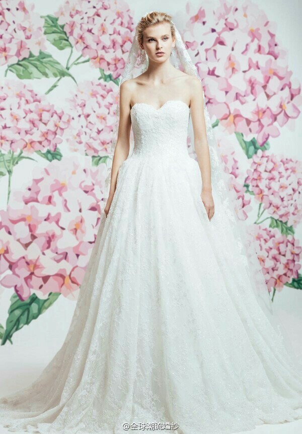 Georges Hobeika2017系列甜美清新的婚纱图片