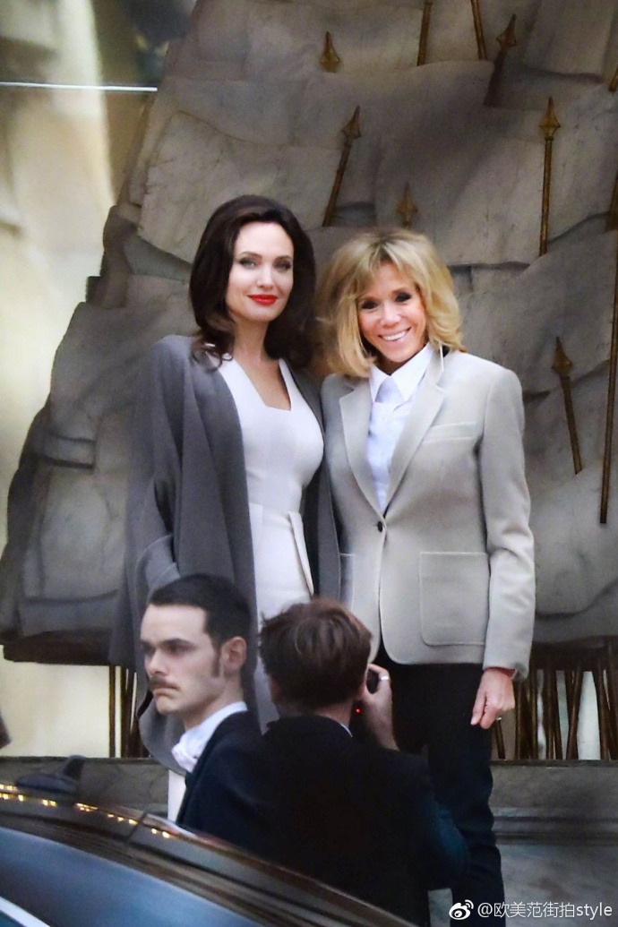 欧美美女明星Angelina Jolie美艳的五官配上冷艳的气
