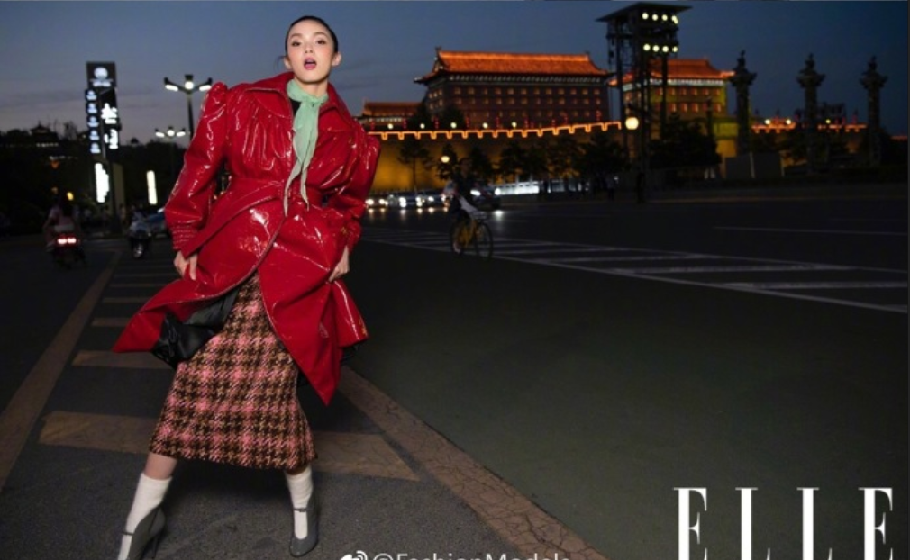国际超模雎晓雯登上ELLE中国版八月刊封面大片