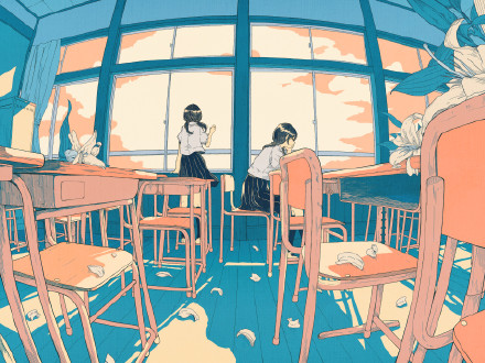 唯美高清插画图片头像吧