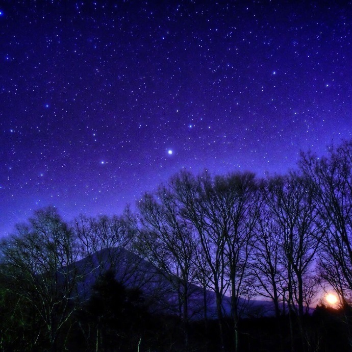 唯美星空图片_没有去过的地方都叫远方