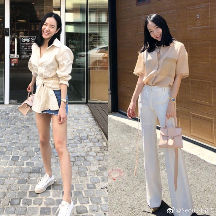 知性与个性并存的轻熟女通勤look