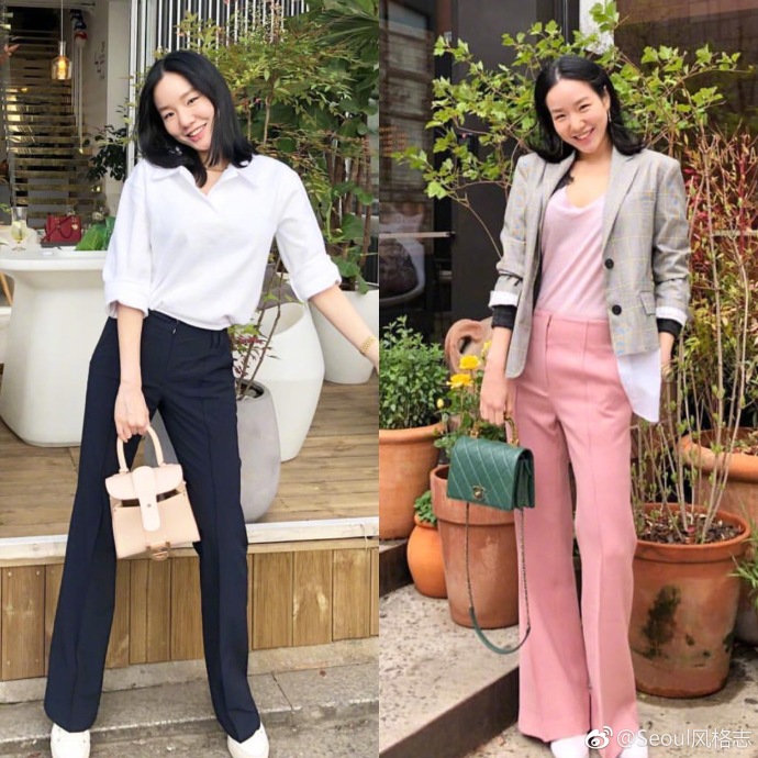 知性与个性并存的轻熟女通勤look