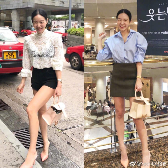 知性与个性并存的轻熟女通勤look