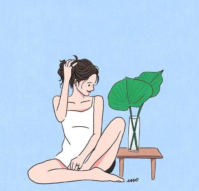 唯美漫画图片:无论何时都要激励自己,糟糕的日子
