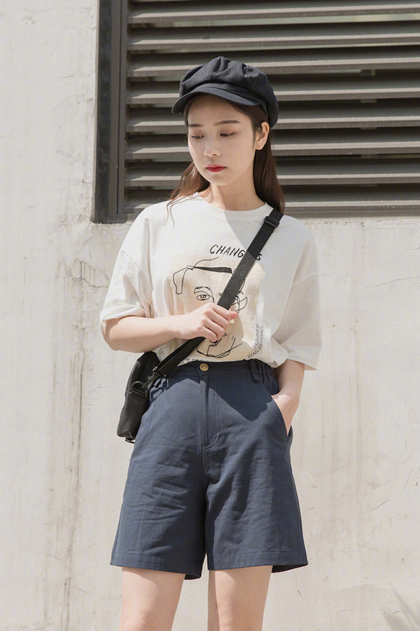 酷女孩的日系休闲风穿搭参考