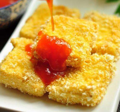 外酥里嫩的脆皮豆腐的做法图集