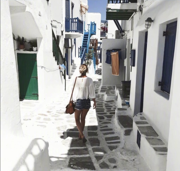 Santorini希腊圣托里尼风景图片