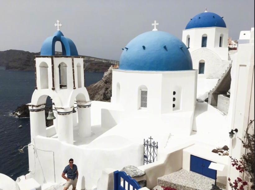 Santorini希腊圣托里尼风景图片