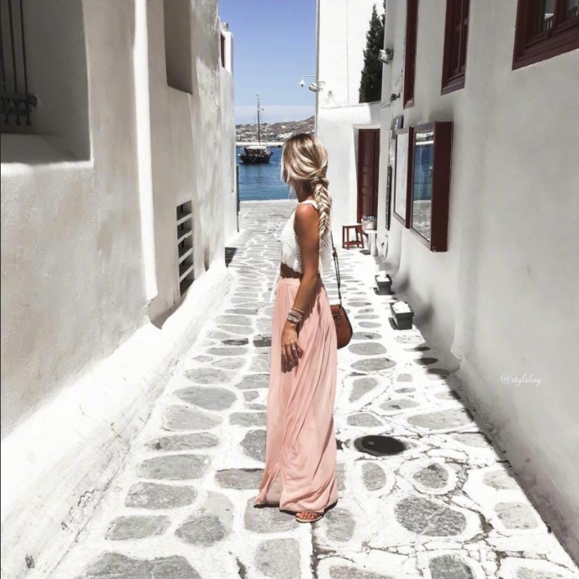 Santorini希腊圣托里尼风景图片