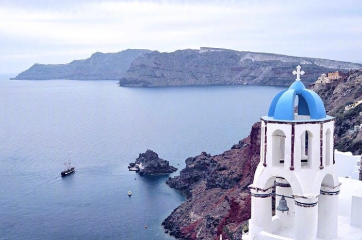 Santorini希腊圣托里尼风景图片