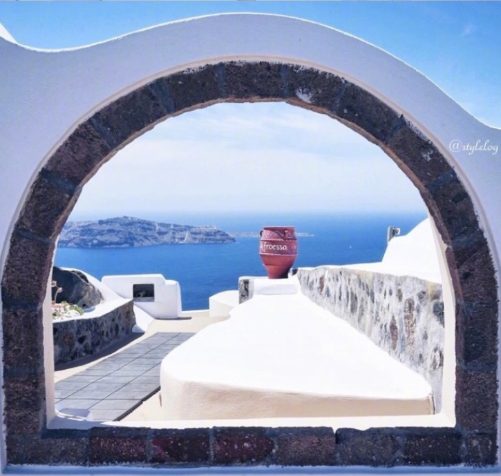 Santorini希腊圣托里尼风景图片