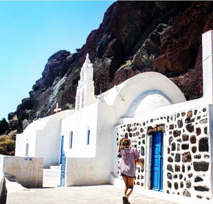 Santorini希腊圣托里尼风景图片