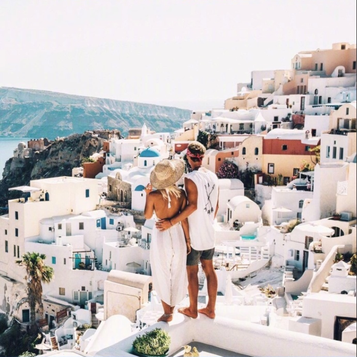 Santorini希腊圣托里尼风景图片
