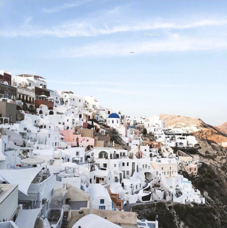Santorini希腊圣托里尼风景图片