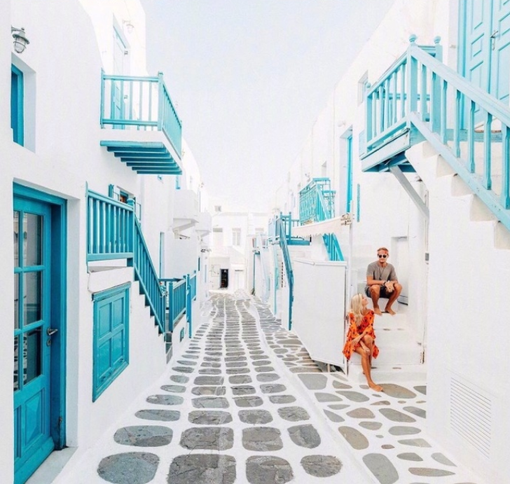 Santorini希腊圣托里尼风景图片
