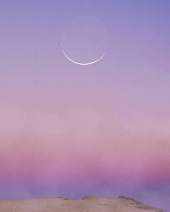 唯美星空图片:再长的一天总有说晚安的时候