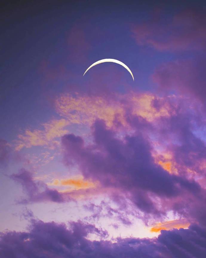 唯美星空图片:再长的一天总有说晚安的时候