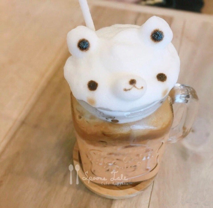 每天下午茶来一杯这样可爱的咖啡如何赞不赞