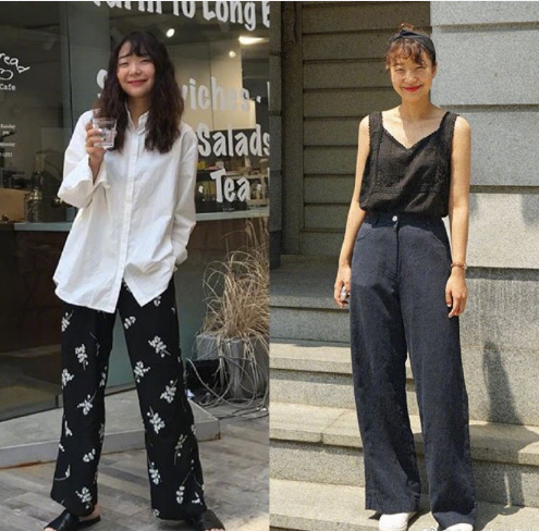 长裙or阔腿裤小个子女生显高的小秘密
