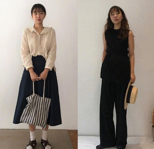 长裙or阔腿裤小个子女生显高的小秘密