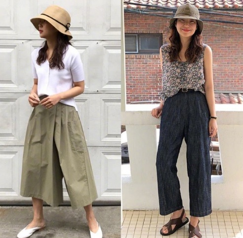 长裙or阔腿裤小个子女生显高的小秘密