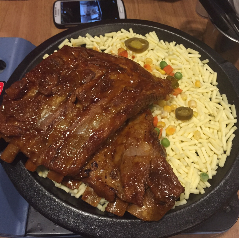 芝士蘸排骨图片