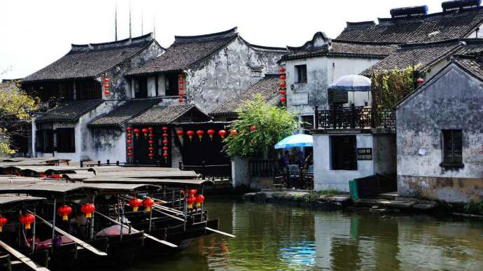 古镇美景西塘风景图片_梦回西塘谁把故事锁金秋