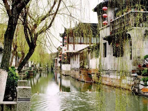 古镇美景西塘风景图片_梦回西塘谁把故事锁金秋