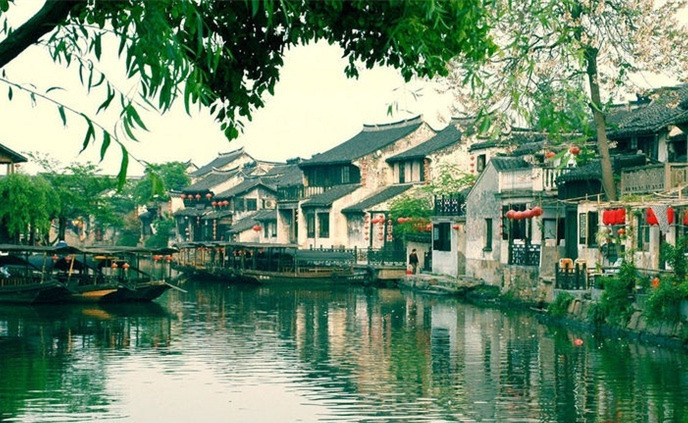 古镇美景西塘风景图片_梦回西塘谁把故事锁金秋