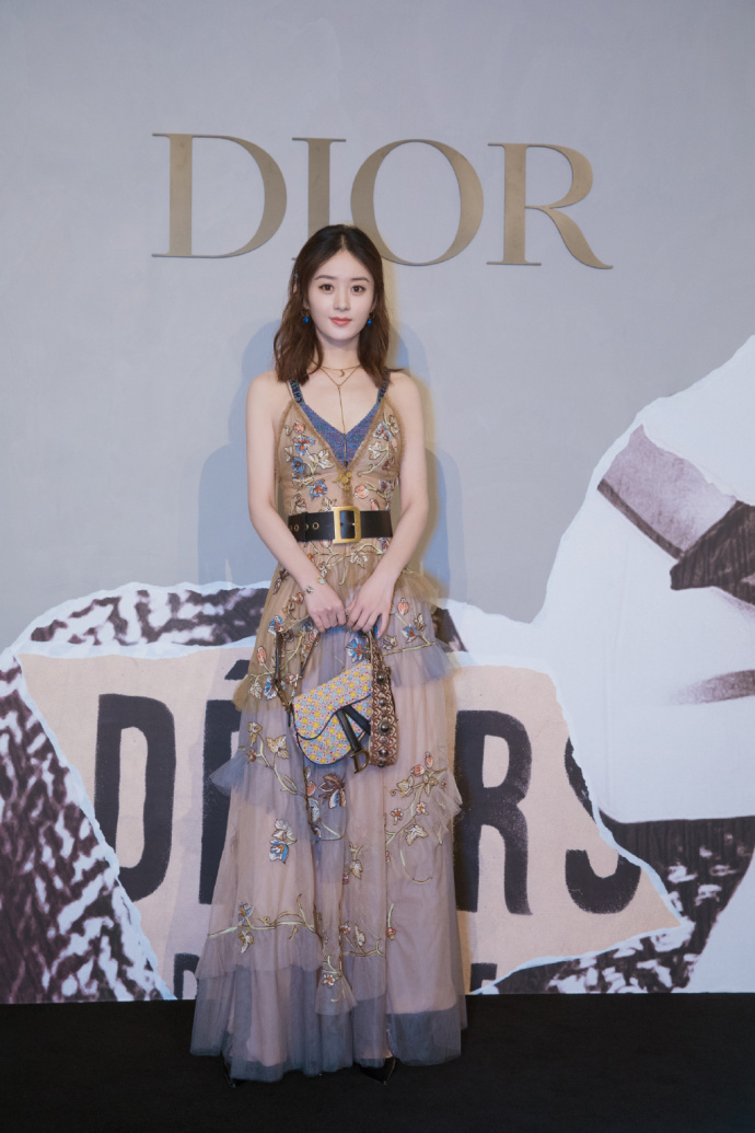 赵丽颖图片_河北美女明星赵丽颖高贵典雅复古长