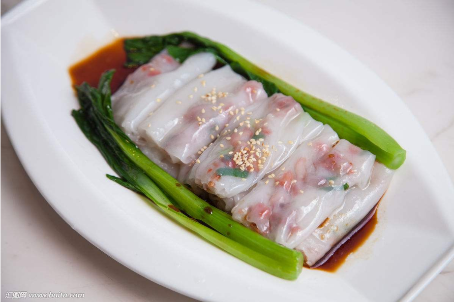 广式茶点肠粉图片
