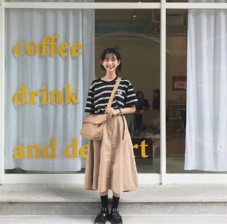 娇小女生的日常气质穿衣搭配look