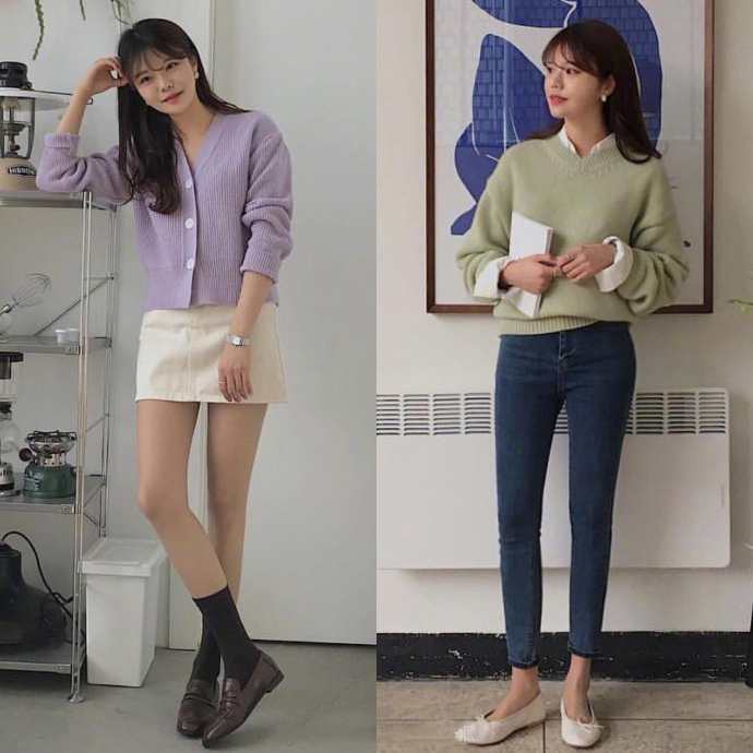 清爽甜美美女的穿衣搭配