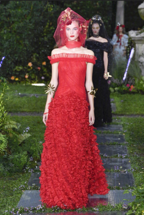 欧美品牌Rodarte2019纽约时装周精灵少女们的礼服图