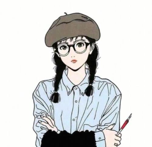 qq动漫女生头像高冷_qq头像动漫女