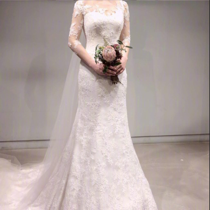 女孩穿上白纱最美的模样_最全婚纱款式图片